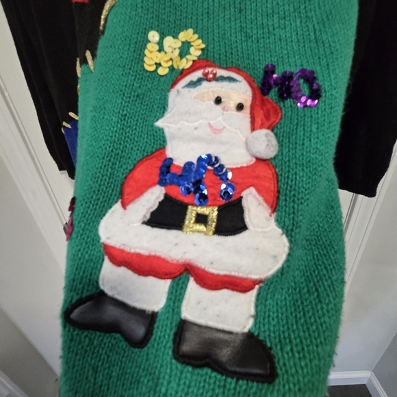 Paris Smith Christmas Sweater Medium Women's Vintage Knit - Picture 7 of 16